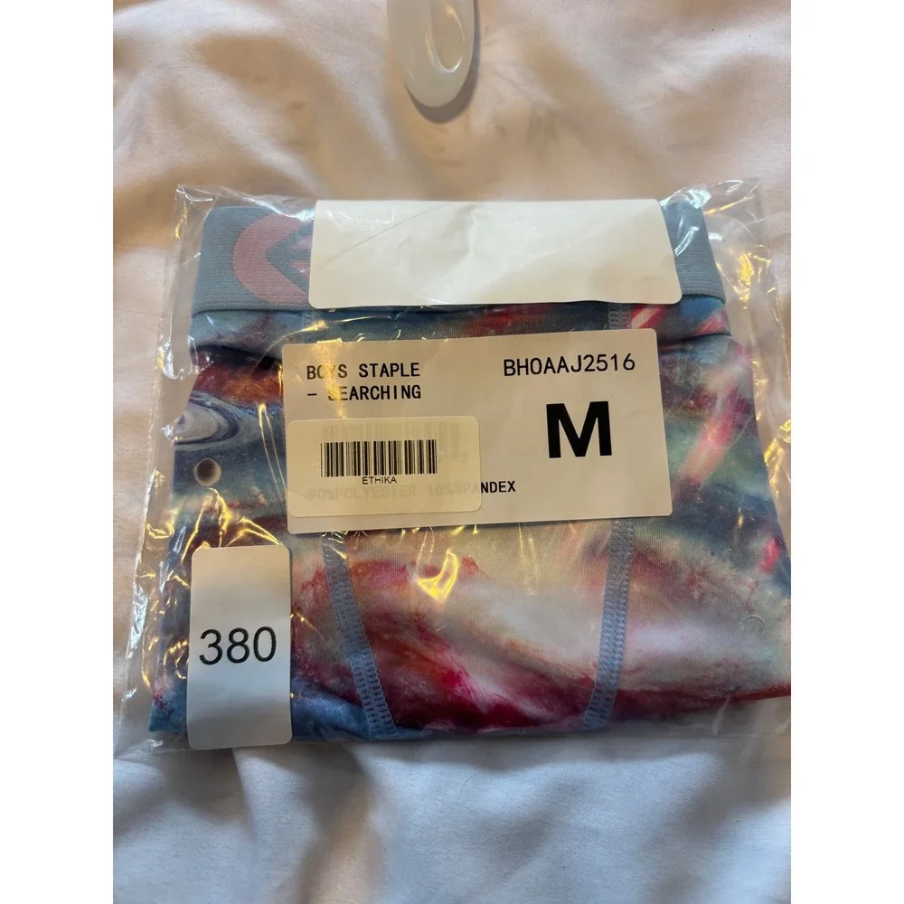 Ethika Boys Staple Searching Galaxy Boxer Briefs Blue Pink Medium BH0AAJ2516